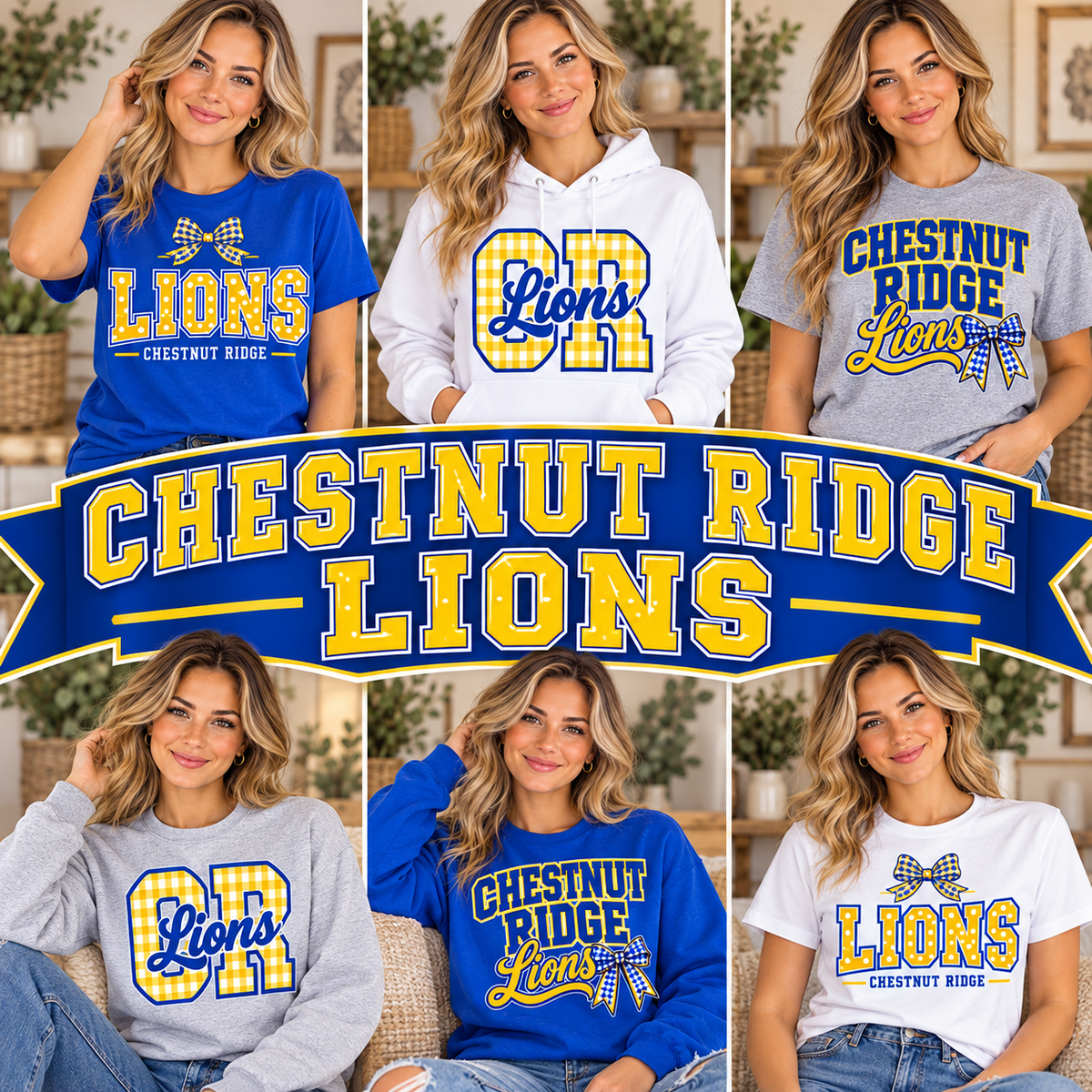 Chestnut Ridge Lions apparel collection