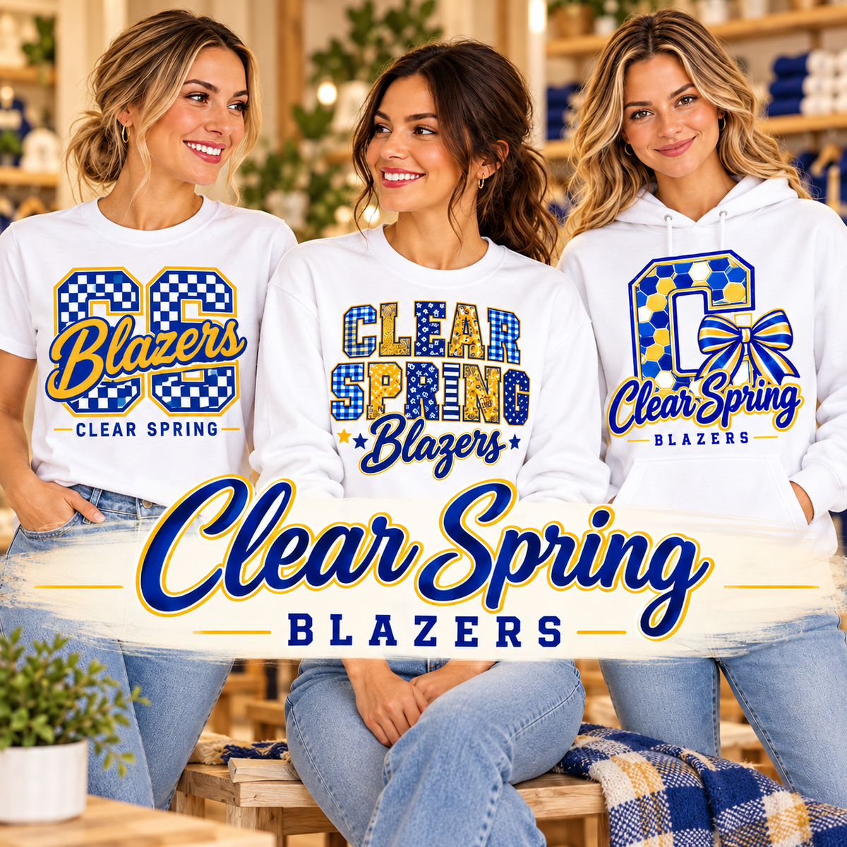 Clear Spring spiritwear collection