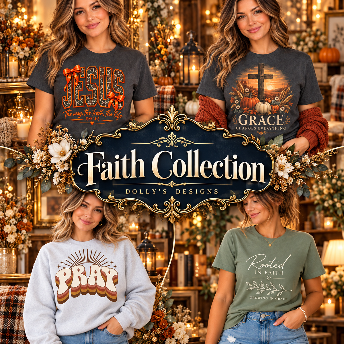 Faith Collection — Dolly’s Designs ornate boutique collection