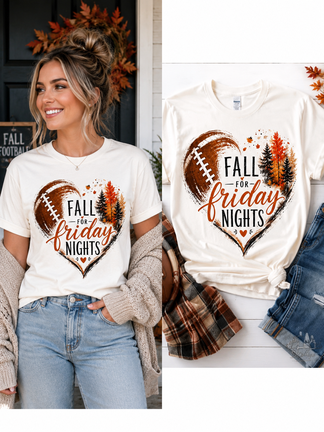 Fall for Friday Nights Football T-Shirt