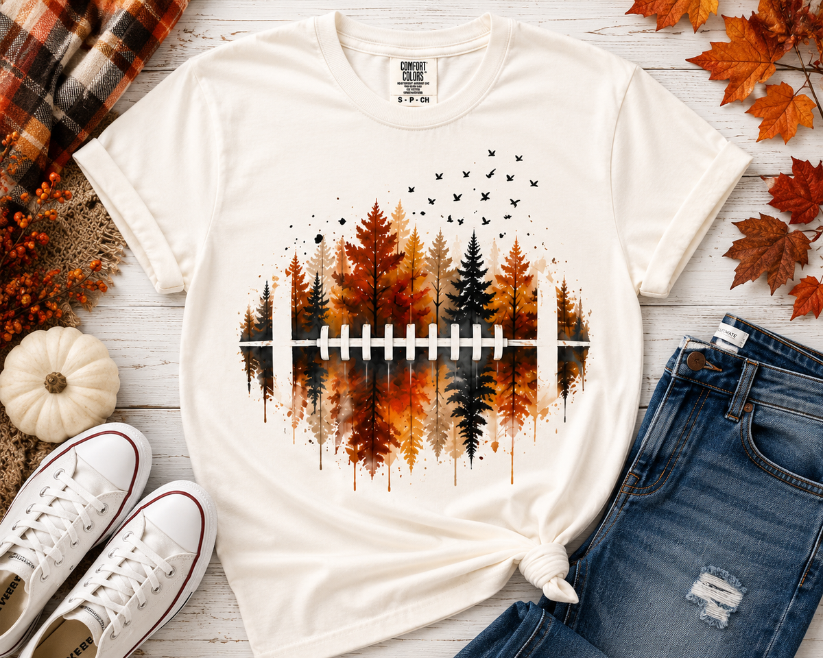 Fall Football Forest T Shirt