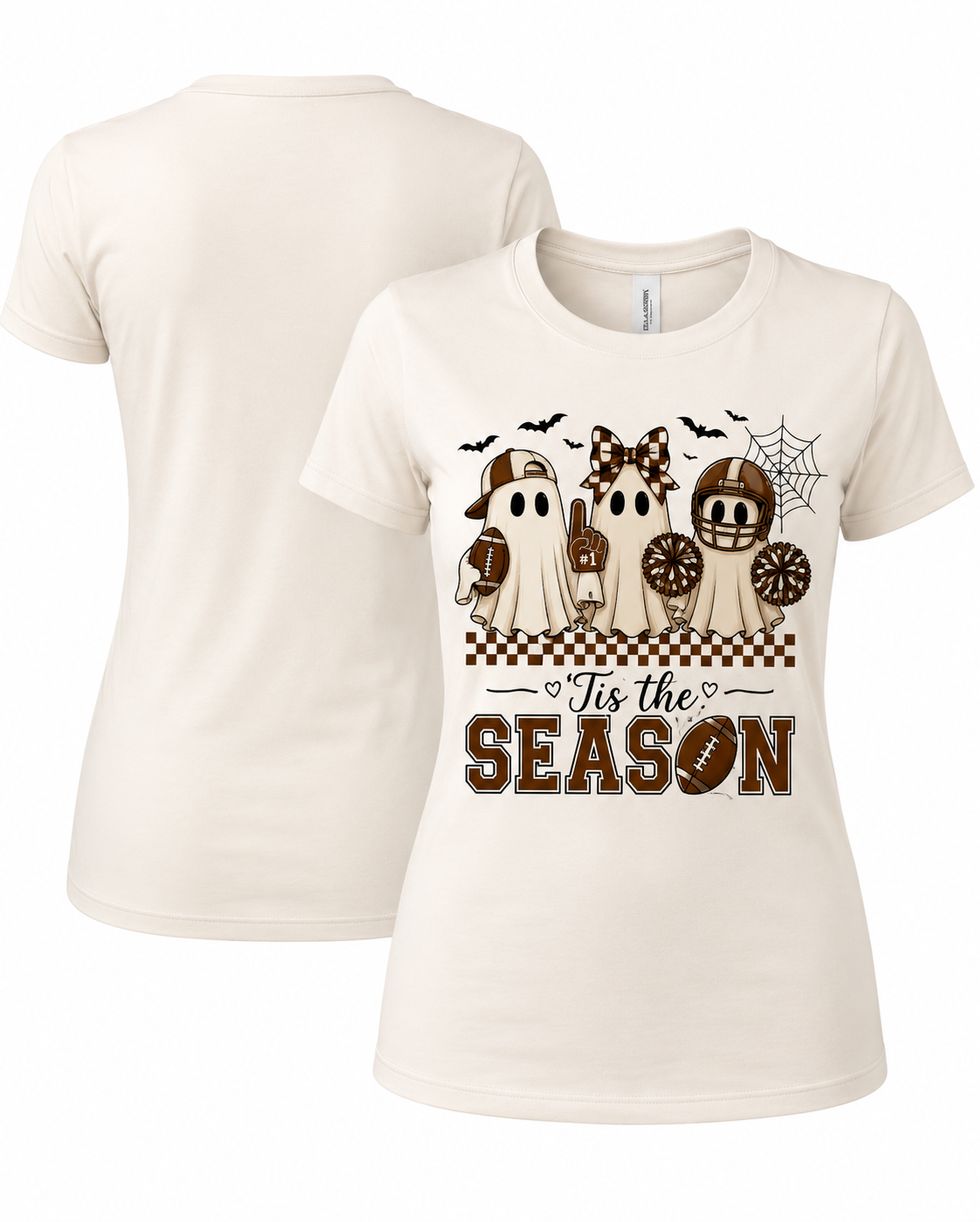 Tis the Season Football Ghost T Shirt
