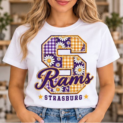 Strasburg Rams B1 white T-Shirt