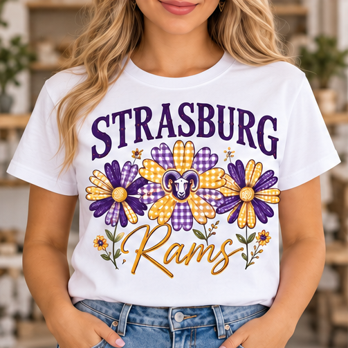 Strasburg Rams B5 white T-Shirt