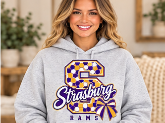 Strasburg Rams C1 Sport Gray Hoodie