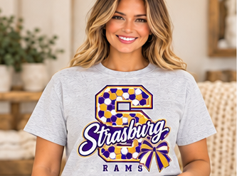Strasburg Rams C1 Sport Gray T-Shirt