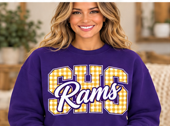 Strasburg Rams C2 Purple Crewneck