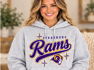 Strasburg Rams C4 Sport Gray Hoodie