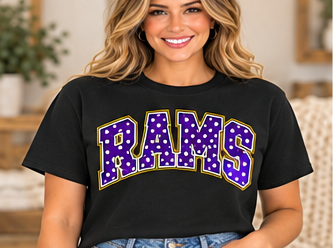 Strasburg Rams C6 Black T-Shirt