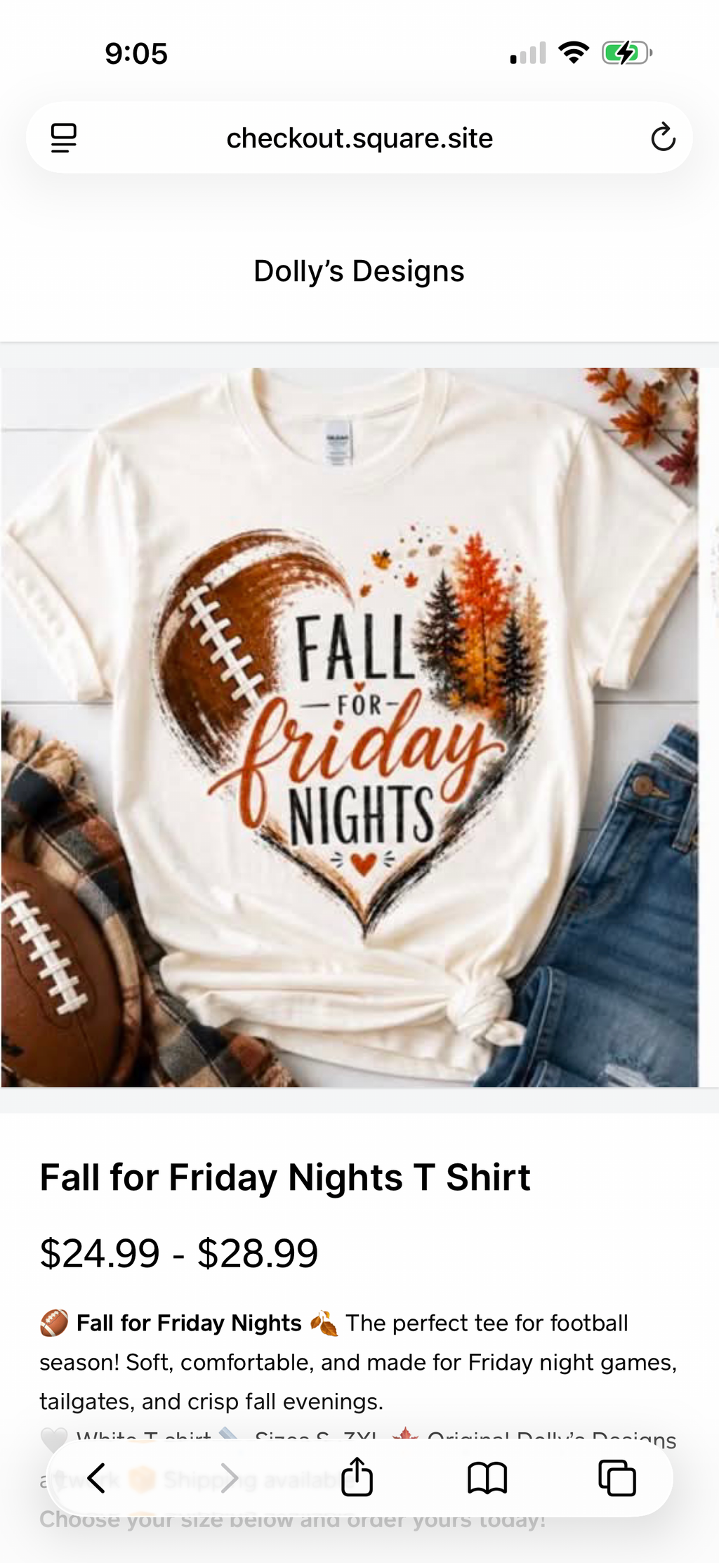 Fall for Friday Nights Football T-Shirt