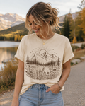 Where the Wildflowers Meet the Mountains Tee