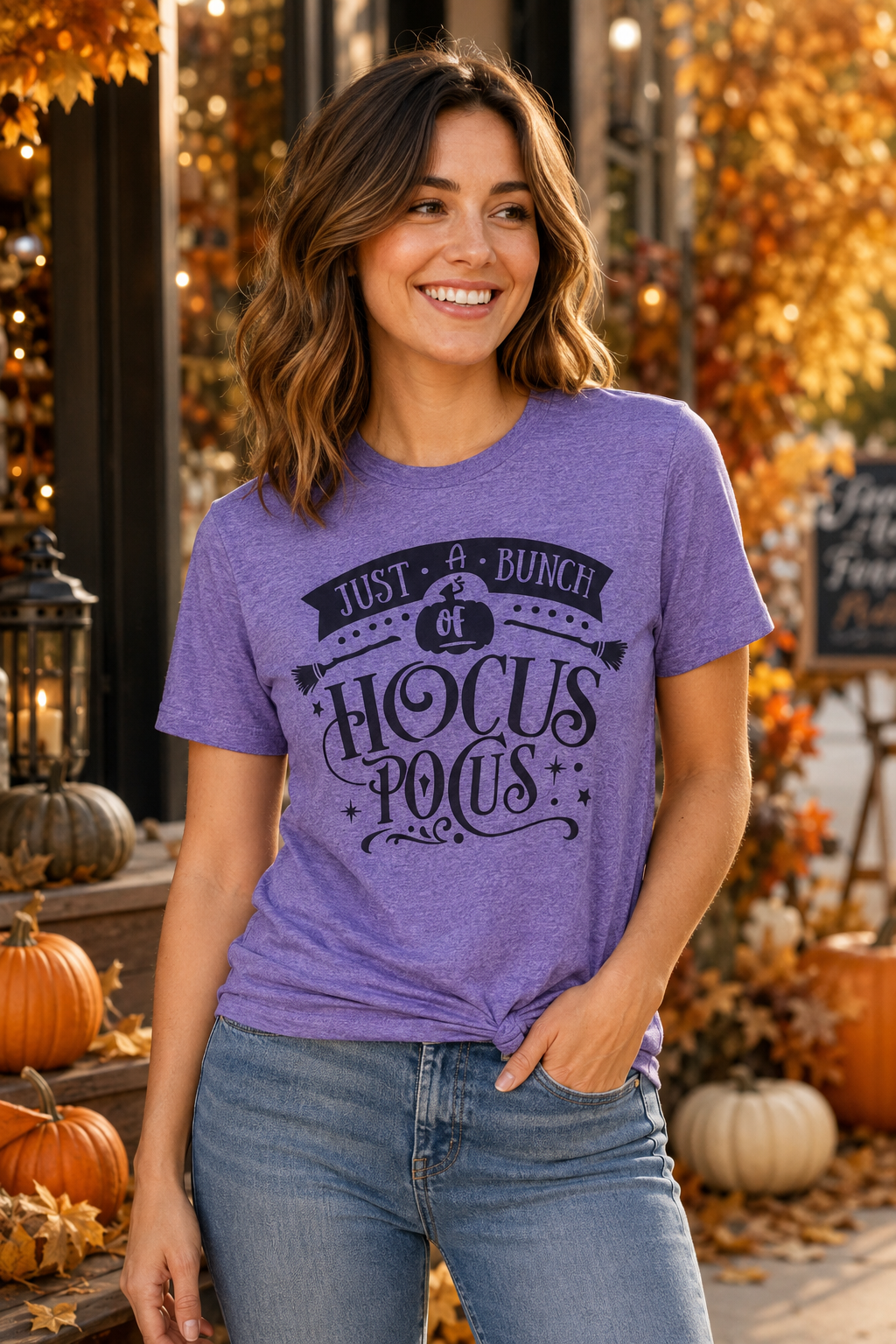 Just a Bunch of Hocus Pocus Halloween Tee