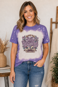 God Is Still Writing Your Story Custom Bleached Faith Tee