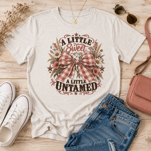 A Little Sweet, A Little Untamed Boutique Tee