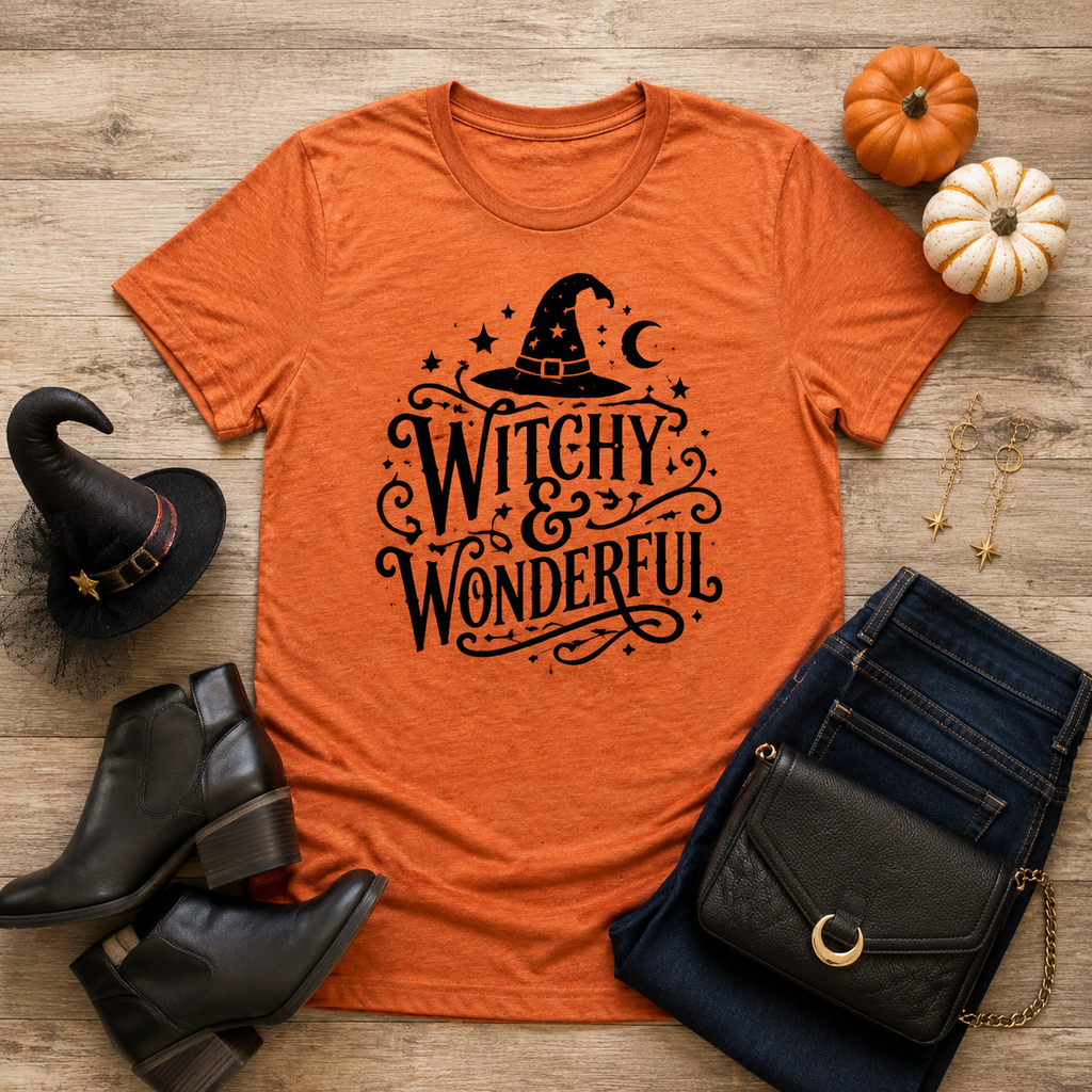 Witchy & Wonderful Halloween Graphic Tee