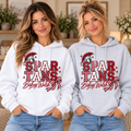 White and ash gray Bishop Walsh hoodie boutique mockups