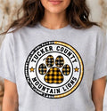 Tucker County Mountain Lions – Mountain Lions Paw — T-shirt individual mockup