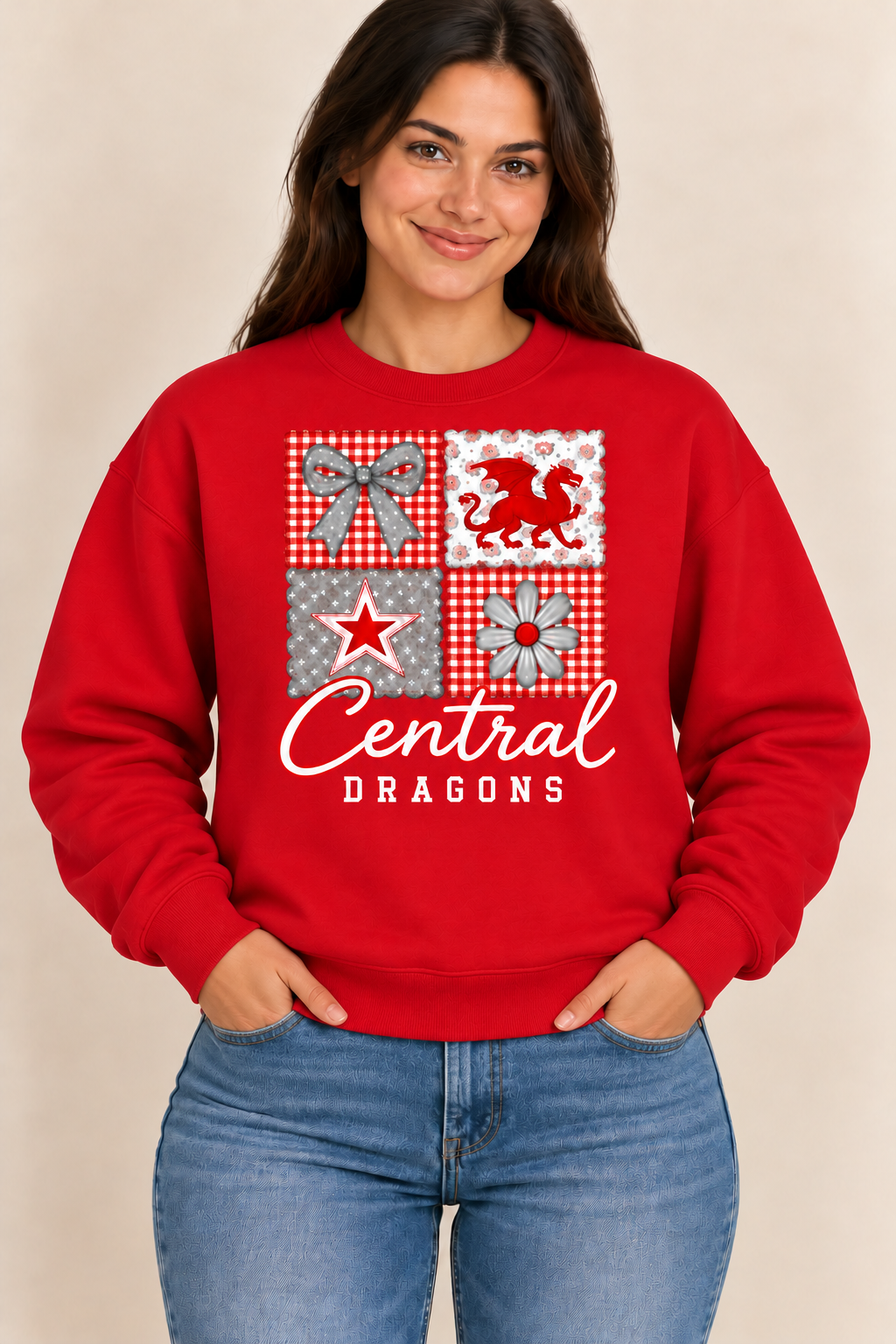 Central Dragons Design 3 Crewneck