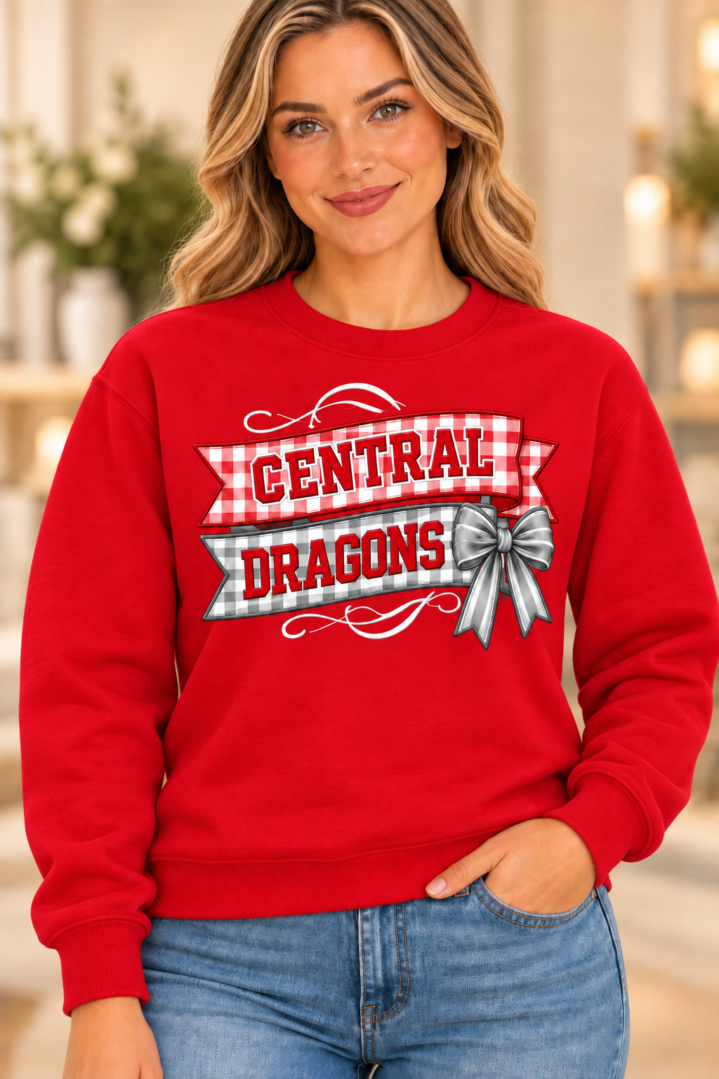 Central Dragons Design 9 Crewneck