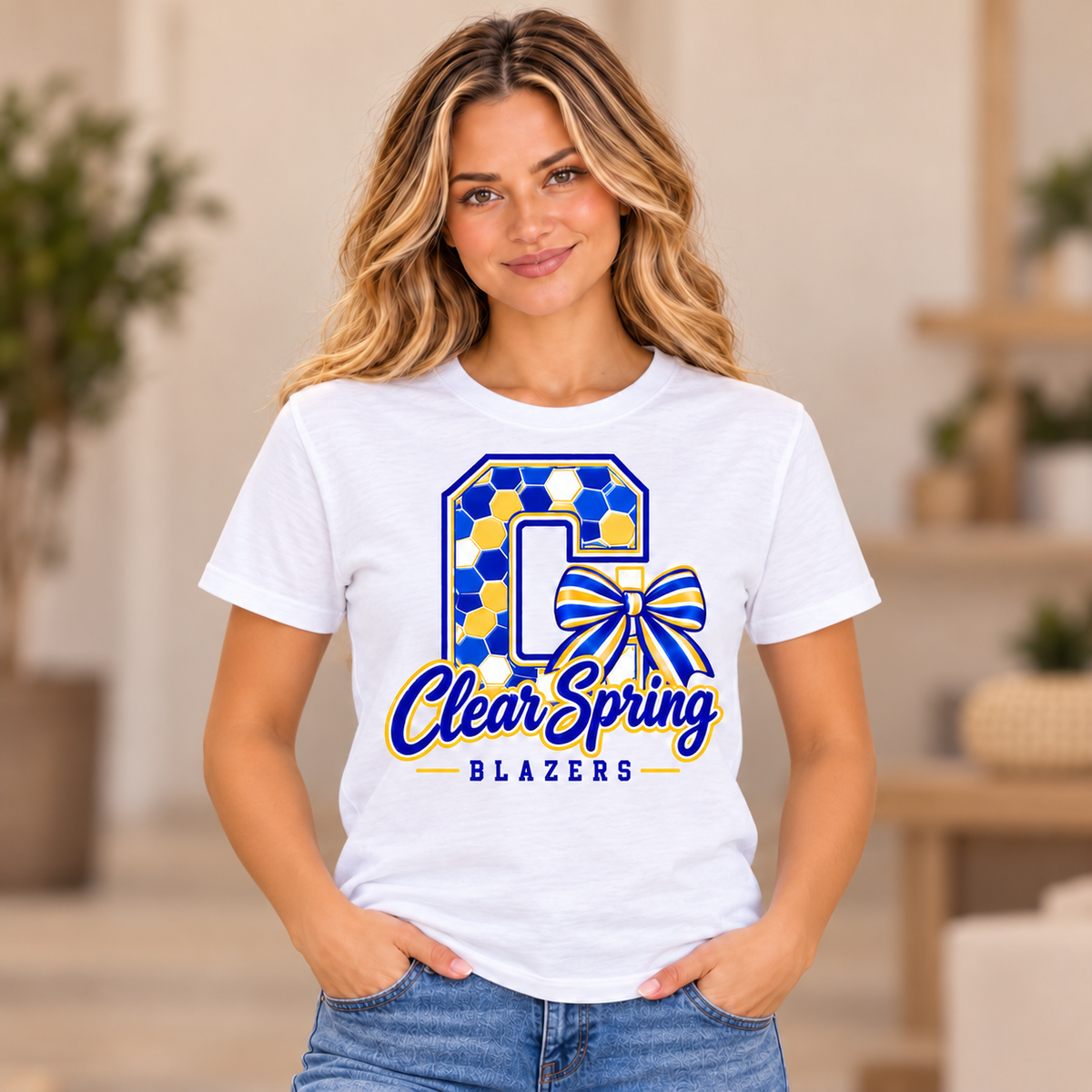 Clear Spring Blazers CS11 T-Shirt — corrected mockup
