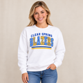 Clear Spring Blazers CS7 Crewneck — corrected mockup