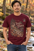 Men’s Track & Timber T-Shirt – Maroon