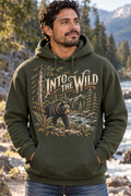 Men’s Into The Wild Hoodie – Military Green