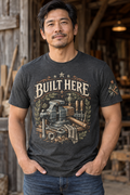 Men’s Built Here T-Shirt – Dark Heather Gray