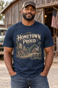 Men’s Hometown Proud T-Shirt – Indigo Blue