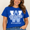 Williamsport Wildcats – Design 2 Varsity W – T-Shirt