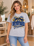 Bedford Bison Boutique Bow T-Shirt – Sport Gray boutique model mockup