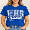 Williamsport Wildcats – Design 8 WHS Patchwork – T-Shirt