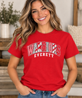 Everett Warriors Patchwork Red T-Shirt
