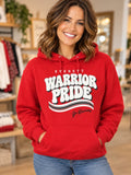 Everett Retro Warrior Pride Red Hoodie