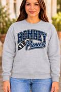 Romney Pioneers Plaid Coonskin Gray Crewneck