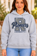 Romney Pioneers Leopard R Gray Hoodie