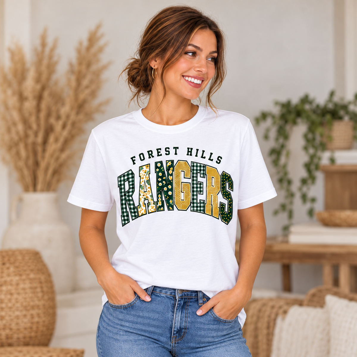 Forest Hills Rangers FH6 T-Shirt square full boutique mockup