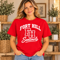 Fort Hill Sentinels Classic FH Varsity Red T-Shirt