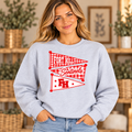 Fort Hill Sentinels Spirit Pennants Sport Gray Crewneck