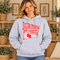Fort Hill Sentinels Spirit Pennants Sport Gray Hoodie
