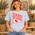 Fort Hill Sentinels Spirit Pennants Sport Gray T-Shirt