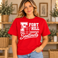 Fort Hill Sentinels Checker FH Red T-Shirt