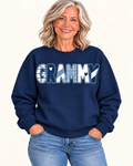 GRAMMY Navy Patchwork Crewneck