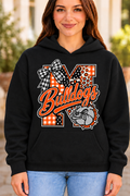 Martinsburg Bulldogs design 17 Black Hoodie