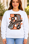 Martinsburg Bulldogs design 18 White Crewneck