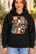 Martinsburg Bulldogs design 18 Black Hoodie