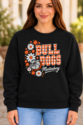 Martinsburg Bulldogs design 27 Black Crewneck