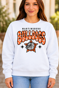 Martinsburg Bulldogs design 28 White Crewneck