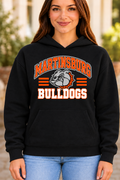Martinsburg Bulldogs design 35 Black Hoodie