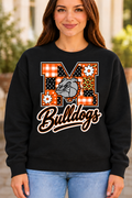 Martinsburg Bulldogs design 9 Black Crewneck